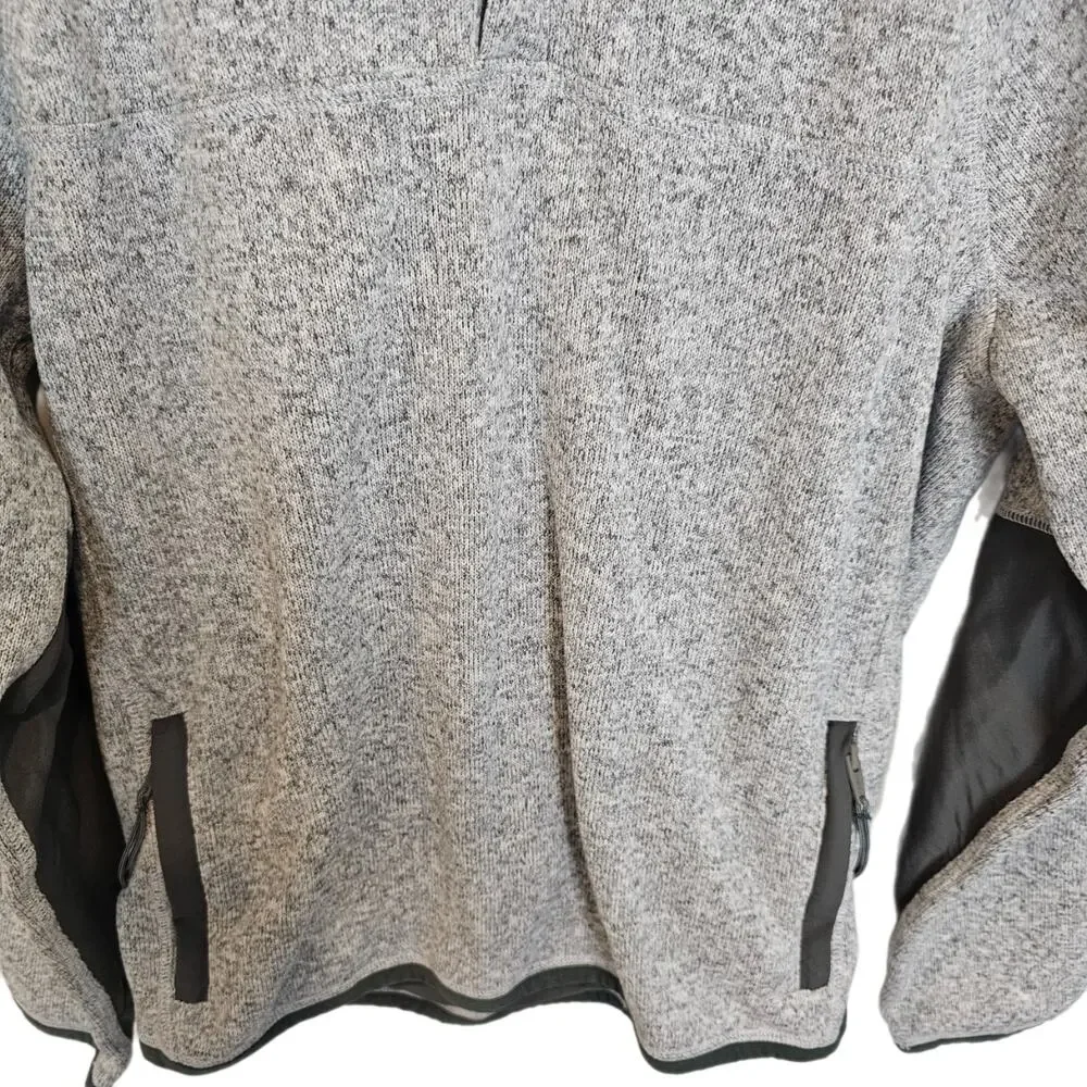 J. Crew Mens Henley Sweater Size M Knit Pullover Cotton Minimalist Preppy Casual